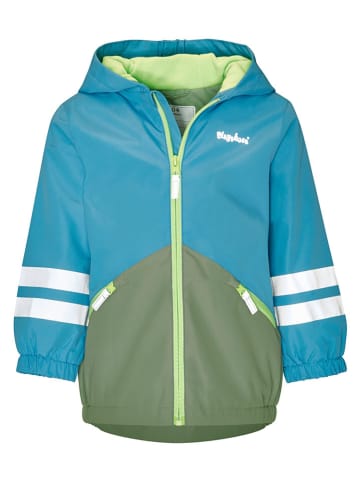 Playshoes Regenjacke in Hellblau/ Grün