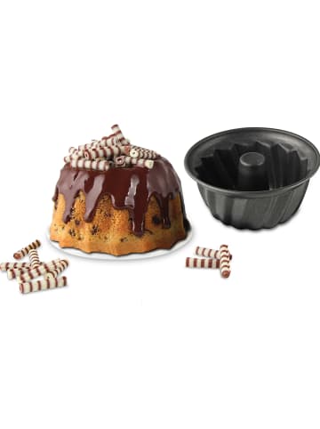 Dr. Oetker Mini-Gugelhupfform "Back Freude" in Schwarz - Ø 10 cm