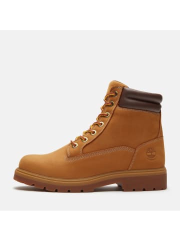 Timberland Skórzane botki w kolorze jasnobrązowym
