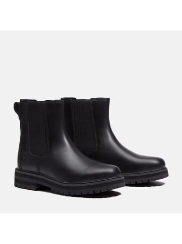 Timberland Skórzane sztyblety "Britton Drive" w kolorze czarnym