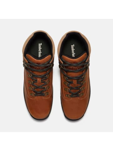 Timberland Leder-Boots in Hellbraun