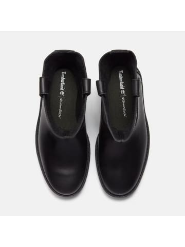Timberland Skórzane kozaki "Britton Drive" w kolorze czarnym