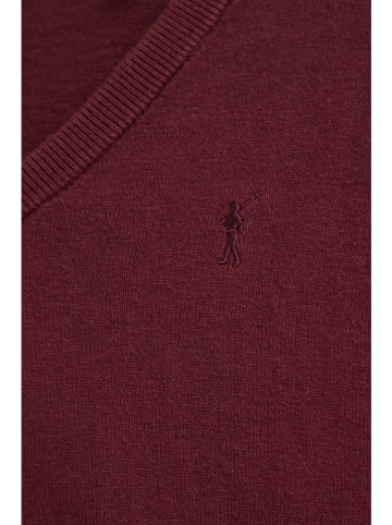 Polo Club Sweter w kolorze bordowym