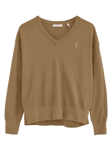 Polo Club Sweter w kolorze karmelowym