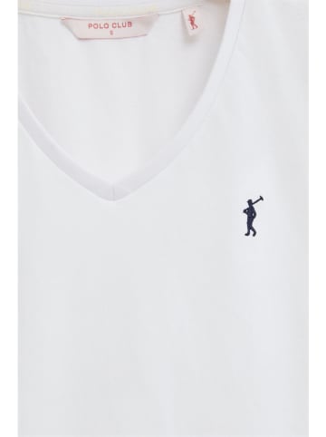 Polo Club Shirt in Weiß