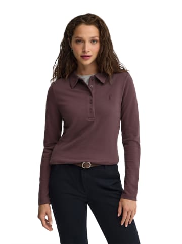 Polo Club Poloshirt pruimkleurig