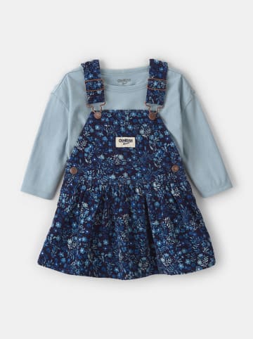2-delige outfit lichtblauw/donkerblauw