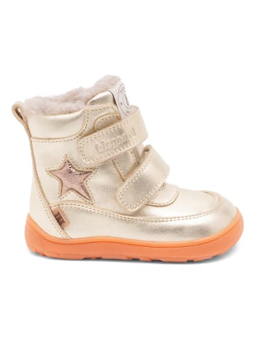 bisgaard Leder-Barfußschuhe "Suz" in Gold