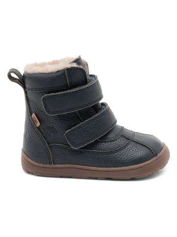 bisgaard Leren barefootschoenen "Benny" donkerblauw