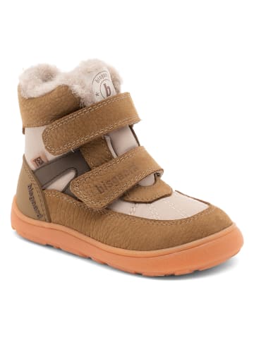bisgaard Skórzane buty barefoot "Rumle" w kolorze khaki