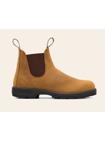 Blundstone Leder-Chelsea-Boots in Hellbraun
