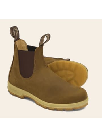 Blundstone Leder-Chelsea-Boots in Khaki