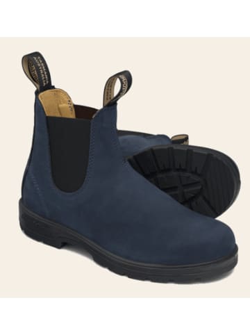 Blundstone Leder-Chelsea-Boots in Dunkelblau