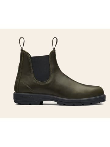 Blundstone Leder-Chelsea-Boots in Khaki