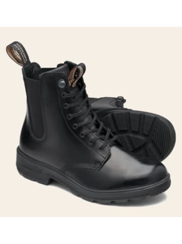 Blundstone Leder-Boots in Schwarz