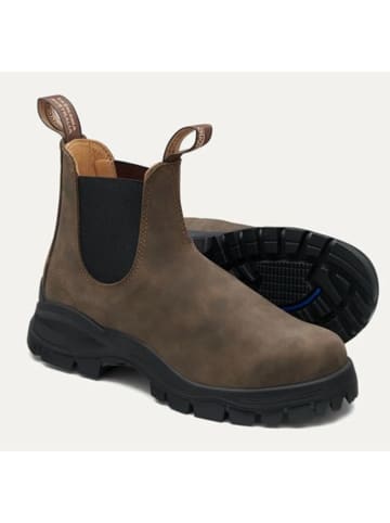 Blundstone Leder-Chelsea-Boots in Braun