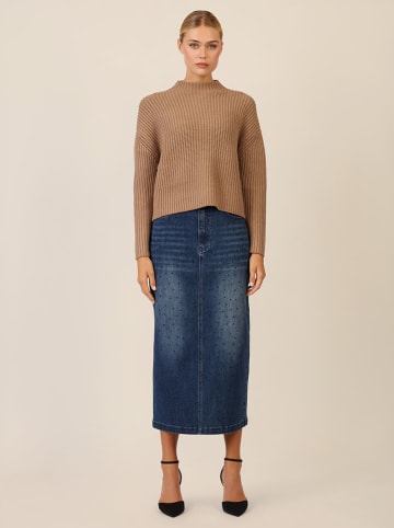 APART Sweter w kolorze jasnobrązowym