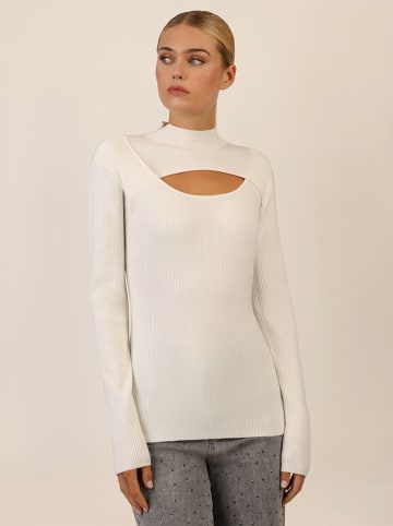 APART Sweter w kolorze kremowym