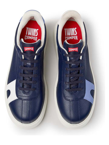 Camper Skórzane sneakersy w kolorze granatowym