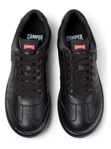 Camper Skórzane sneakersy w kolorze czarnym