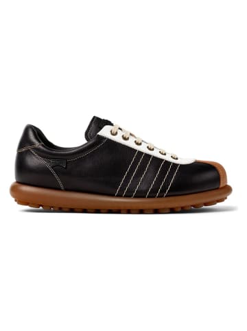 Camper Leren veterschoenen zwart