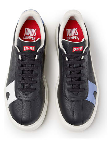 Camper Skórzane sneakersy w kolorze czarnym