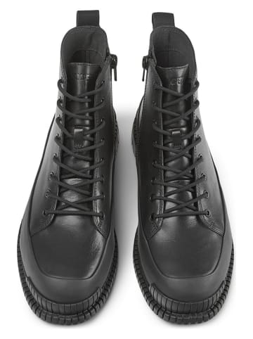 Camper Leren boots zwart