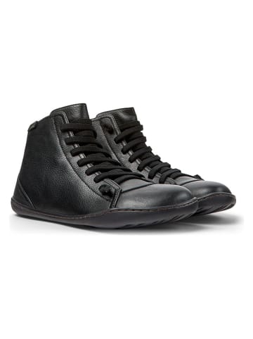 Camper Leren boots zwart