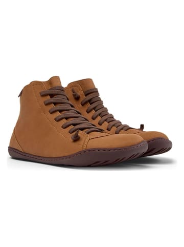Camper Leren boots lichtbruin