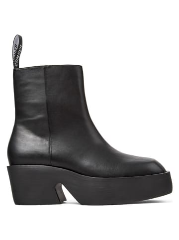 Camper Leren boots zwart