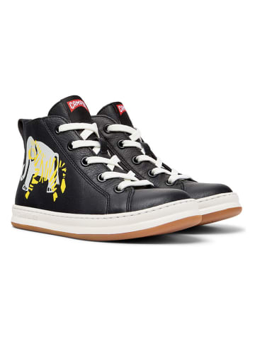 Camper Leder-Sneakers in Schwarz/ Bunt