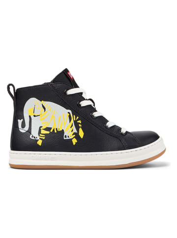 Camper Leder-Sneakers in Schwarz/ Bunt
