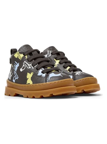 Camper Leder-Boots in Braun