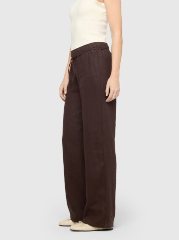 MAC Leinen-Hose in Braun