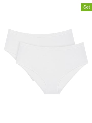Pełne figi high waist (2 pary) w kolorze białym
