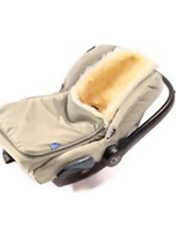 Lammfell-Fußsack "Maxi" in Beige - (L)80 x (B)30 cm