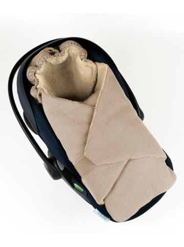 Fußsack in Beige - (L)85 x (B)35 cm