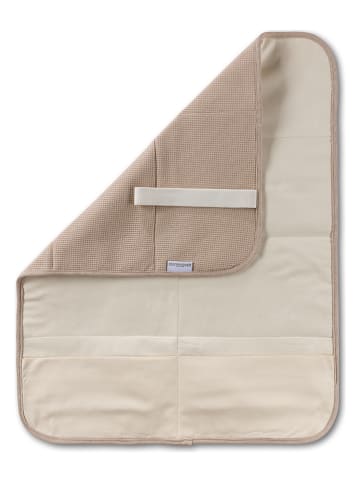 Wickelclutch mit Wickelunterlage "Mara" in Beige