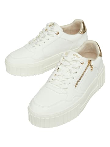s.Oliver Sneakers wit
