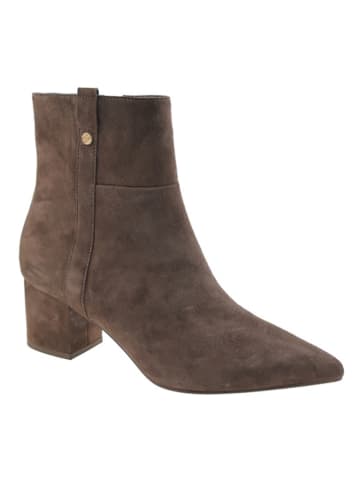 s.Oliver Leder-Stiefeletten in Braun