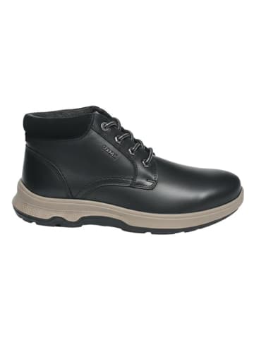 s.Oliver Leder-Boots in Schwarz