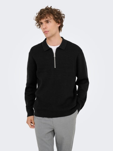 ONLY & SONS Trui "Phil" zwart