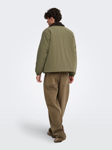ONLY & SONS Übergangsjacke "Remington" in Oliv