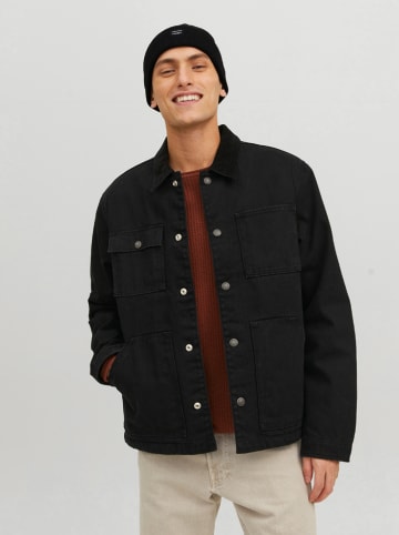 Jack & Jones Czapka w kolorze czarnym