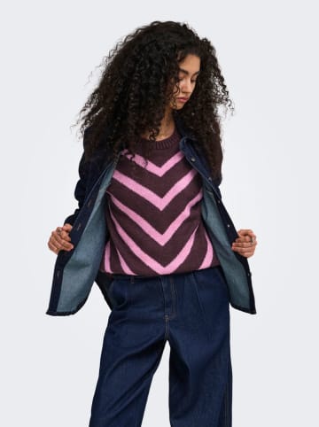 ONLY Sweter w kolorze bordowym