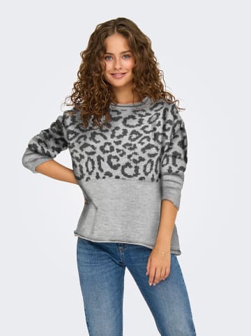 Sweter w kolorze szarym