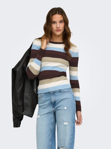 Pullover in Braun/ Beige