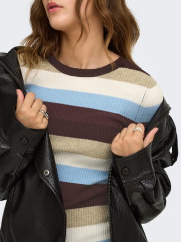 Pullover in Braun/ Beige