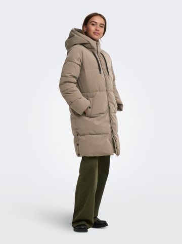 JDY Wintermantel "Blair" in Taupe