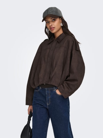 JDY Blousejas "Nia" donkerbruin